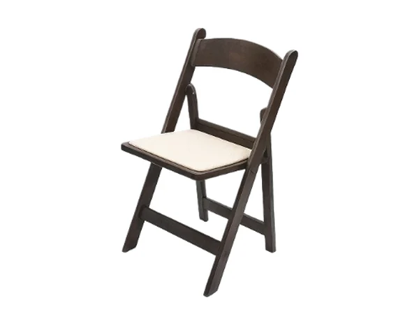 Brown padded chair rental