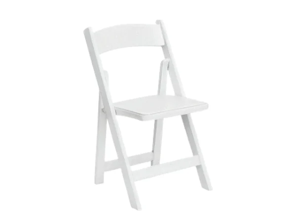 White padded chair rental