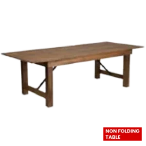 Wood Farm Non Folded Table