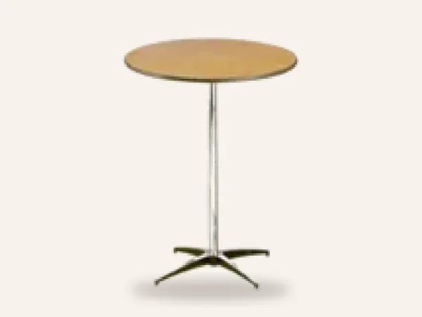 Taylor rental 30-inch round high-top cocktail table